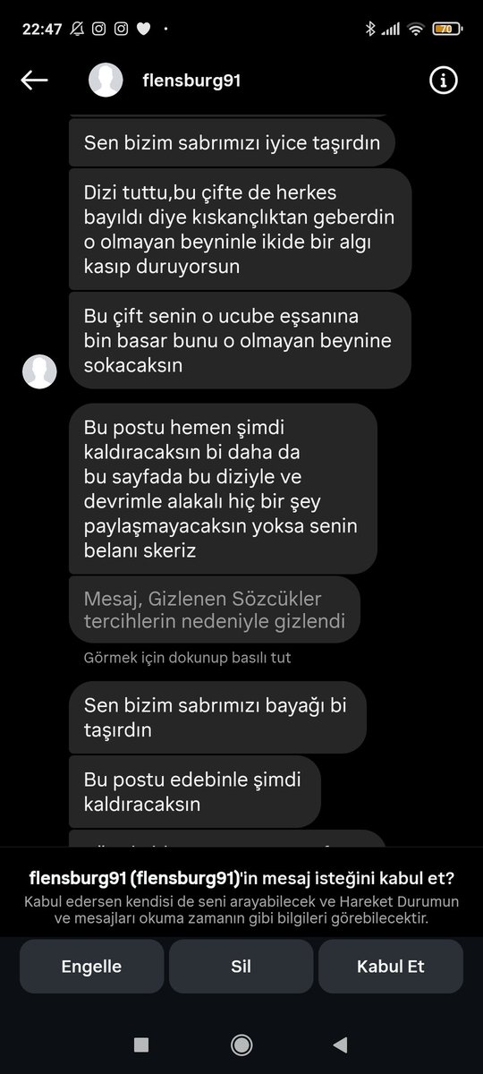 mutluyorumlar__'s tweet photo. Çifti uyumlu bulmadığım için atılan mesajlar korkunçsunuz reziller https://t.co/u0G9Vc4C8G