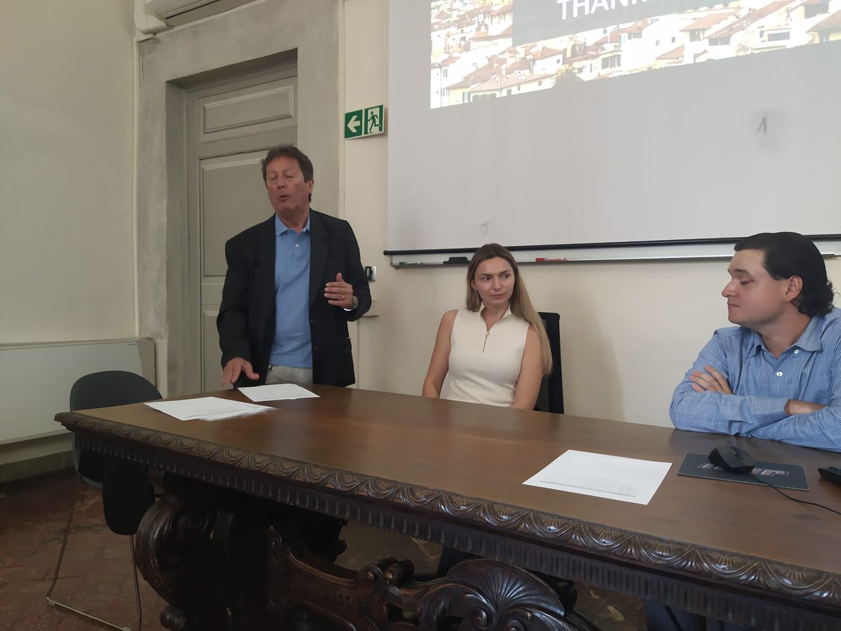 Michael Devlin <a href="/JMU/">JMU</a> Florence discussing his internship with us and <a href="/FIworldheritage/">FirenzeWorldHeritage</a>