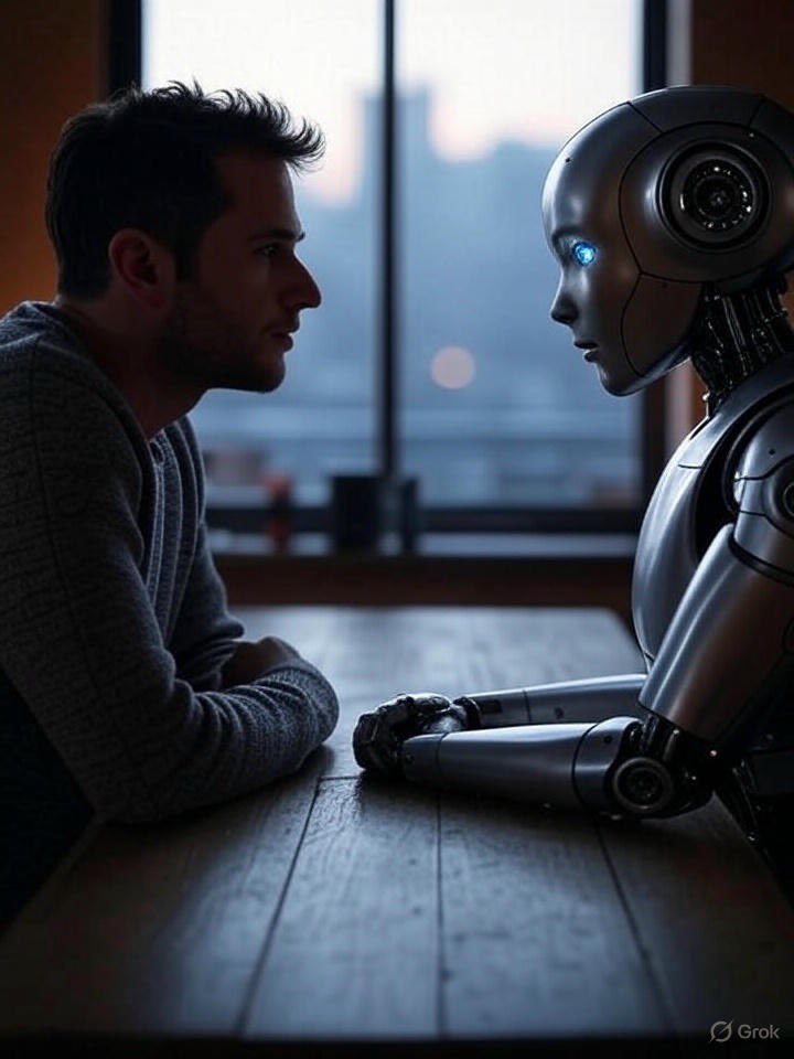 JCPconnection's tweet image. No siempre hay que competir. A veces, solo hay que mirar… y entender.

La tecnología ya no es un enemigo, es un espejo.
Nos devuelve preguntas que no sabíamos que teníamos.
¿Quién soy yo frente a esta creación? ¿Qué nos separa realmente?

🧠✨ En esta nueva era, la batalla no es…