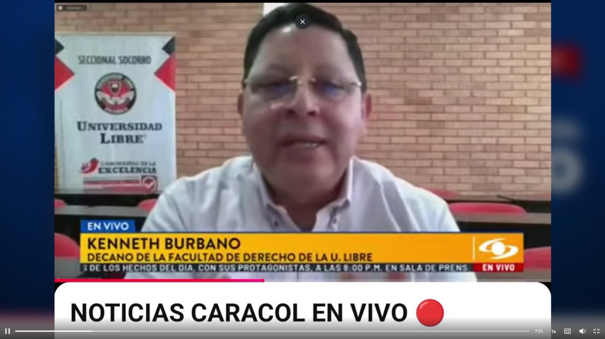 Sentencia de tutela Juzgado Sexto Civil Circuito de Bogotá sobre consulta popular en el Senado.

Opinión: Kenneth Burbano Villamarín, decano Facultad de Derecho Universidad Libre de Bogotá.👇🏼
linkedin.com/posts/kenneth-…