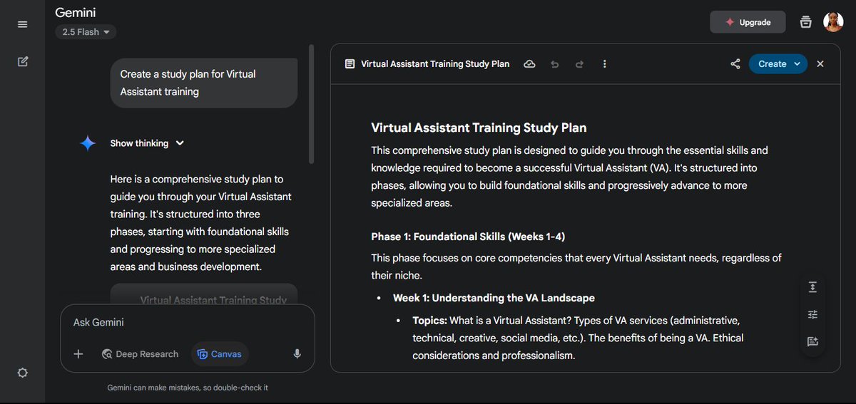 angel_kafui's tweet photo. Used the Canvas feature on Gemini to create a study plan. @alx_africa #ALX_AiSK

Follow this link to check it out:
 https://t.co/JnYh5mhKvO https://t.co/f2KEcfvcqd