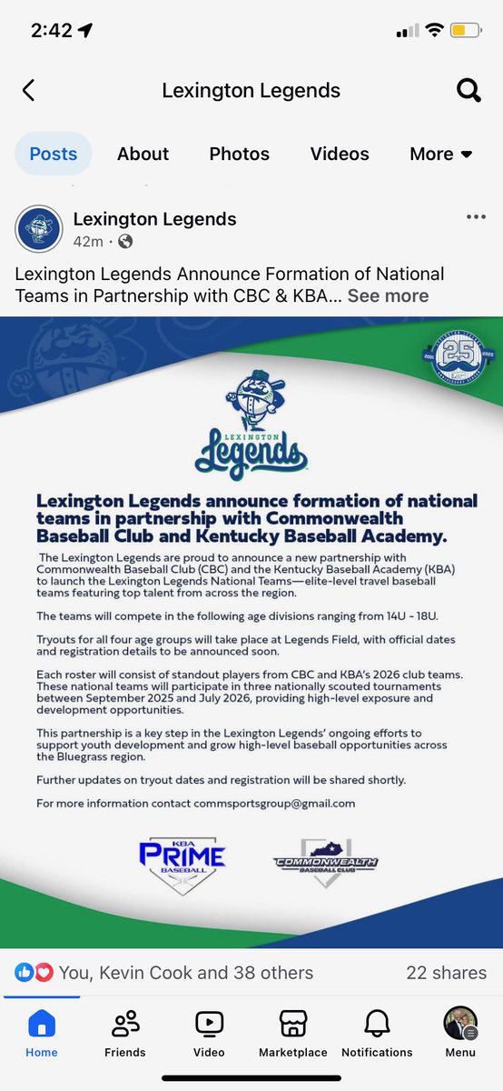 Proud to be the Recruiting Coordinator for this ever evolving organization. Big things to come. Top players it's time to play for an organization that is competing at the highest level and has someone to help you find a home at the next level.