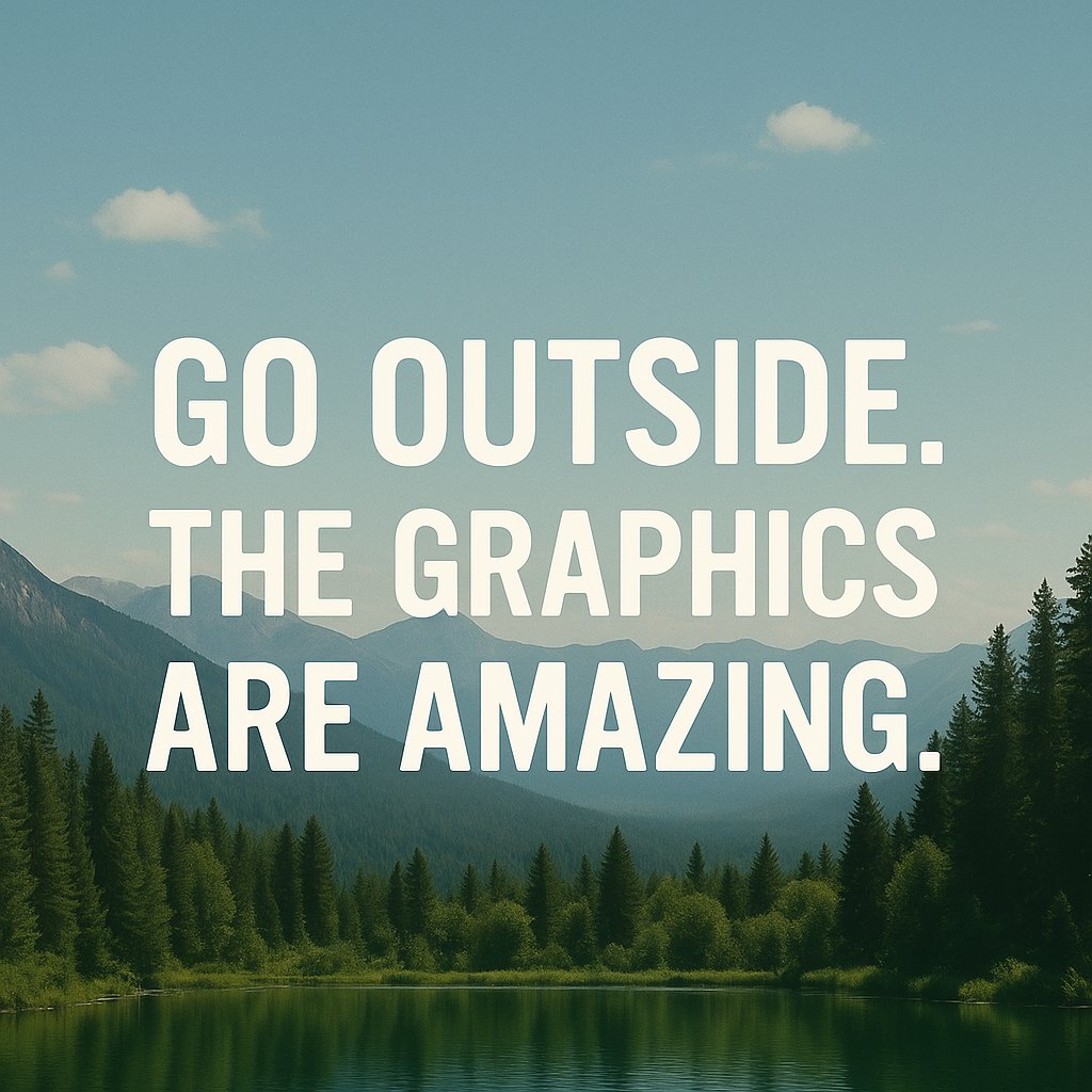 Go outside.
The graphics are amazing. 🌄

Yak Eco Camp = domes, trout, forests, barrel sauna, and peace.
For under $200/night. 🤤

Book a stay in nature 👉 yakbrevard.com
#Glamping #NatureEscape #BlueRidgeDomes #YakDAO #YakEcoCamp