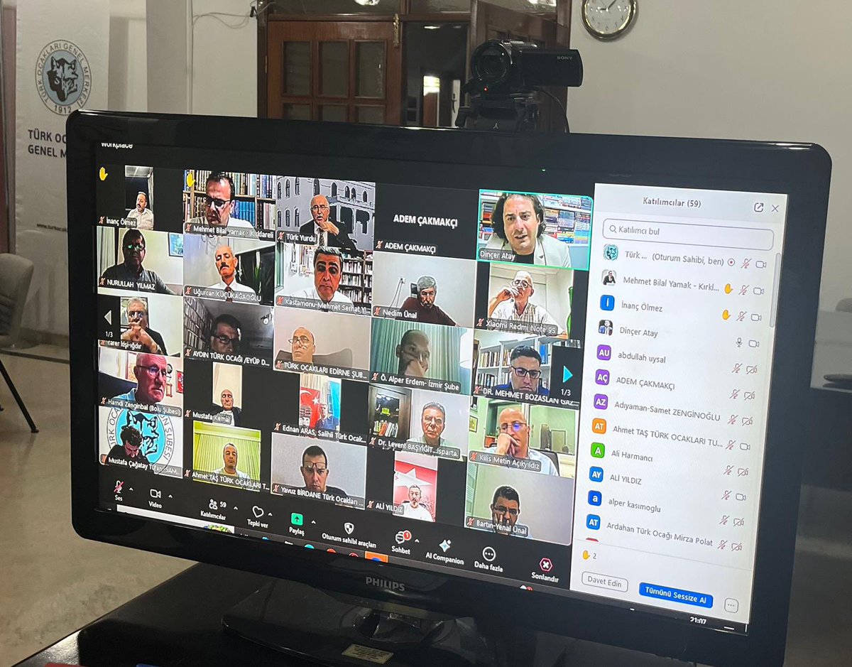 Türk Ocakları Şube Başkanları ve Temsilcileri İstişare Toplantısı, Genel Başkanımız Prof. Dr. Mehmet Öz, Yönetim Kurulu üyeleri ve şube başkanlarının katılımıyla çevrim içi platform üzerinden yapılmıştır. Toplantı dahilinde yapılan istişare neticesinde ortaya çıkan sonuç