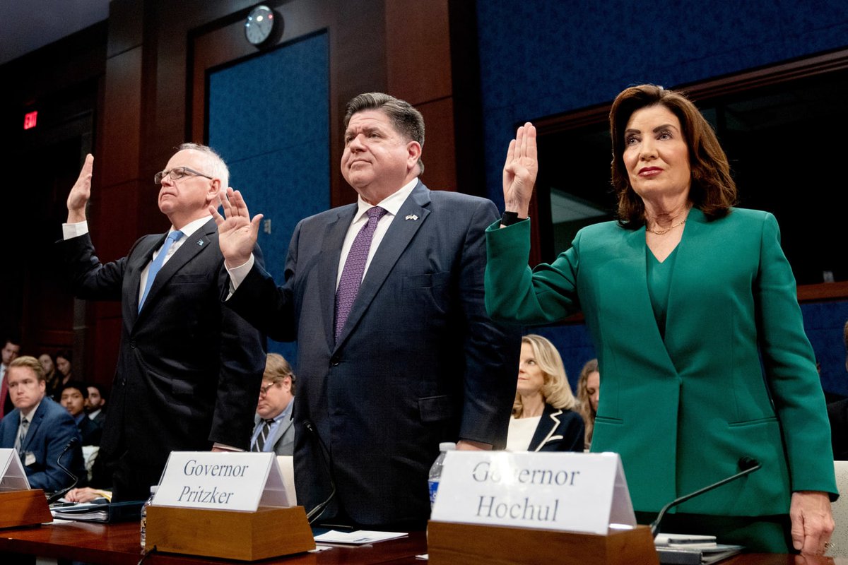 ILFreedomCaucus's tweet image. Yesterday's hearing with Sanctuary State Governors proved that JB Pritzker might actually not be the dumbest governor in the US... Tim Walz has set that bar pretty high.
@GOPoversight