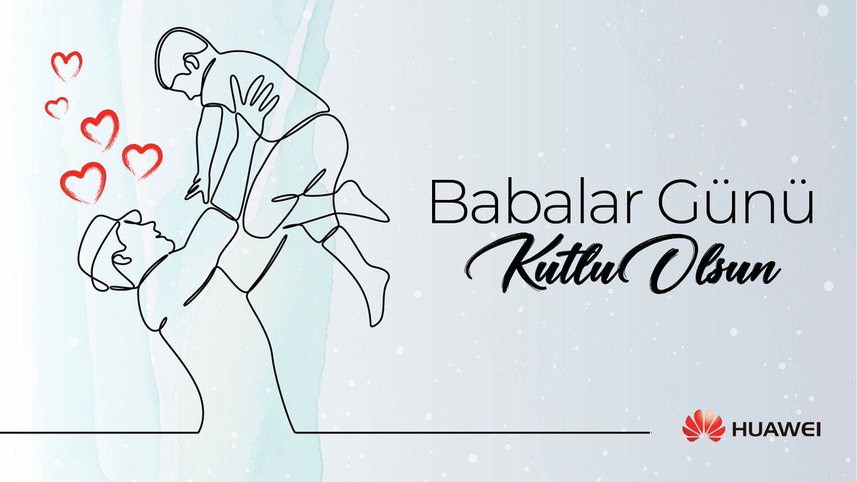 Hayatın her anında rehberlik eden, güven ve güç kaynağı olan tüm babaların Babalar Günü’nü kutlarız.💙

#Huawei #HuaweiTürkiye #BabalarGünü