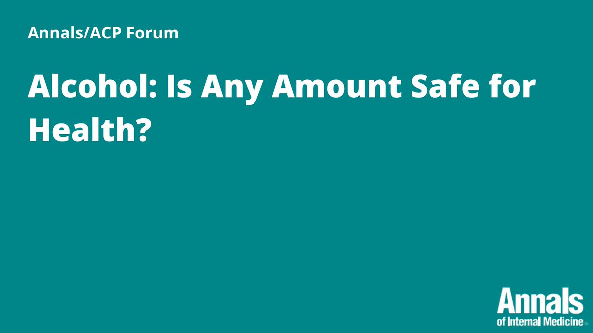Last month, Annals of Internal Medicine and <a href="/ACPIMPhysicians/">ACP</a> hosted a forum about how to talk to patients about the health effects of alcohol consumption. Watch a video of the forum featuring clinical vignettes and attendee questions at bit.ly/45kU7Wu