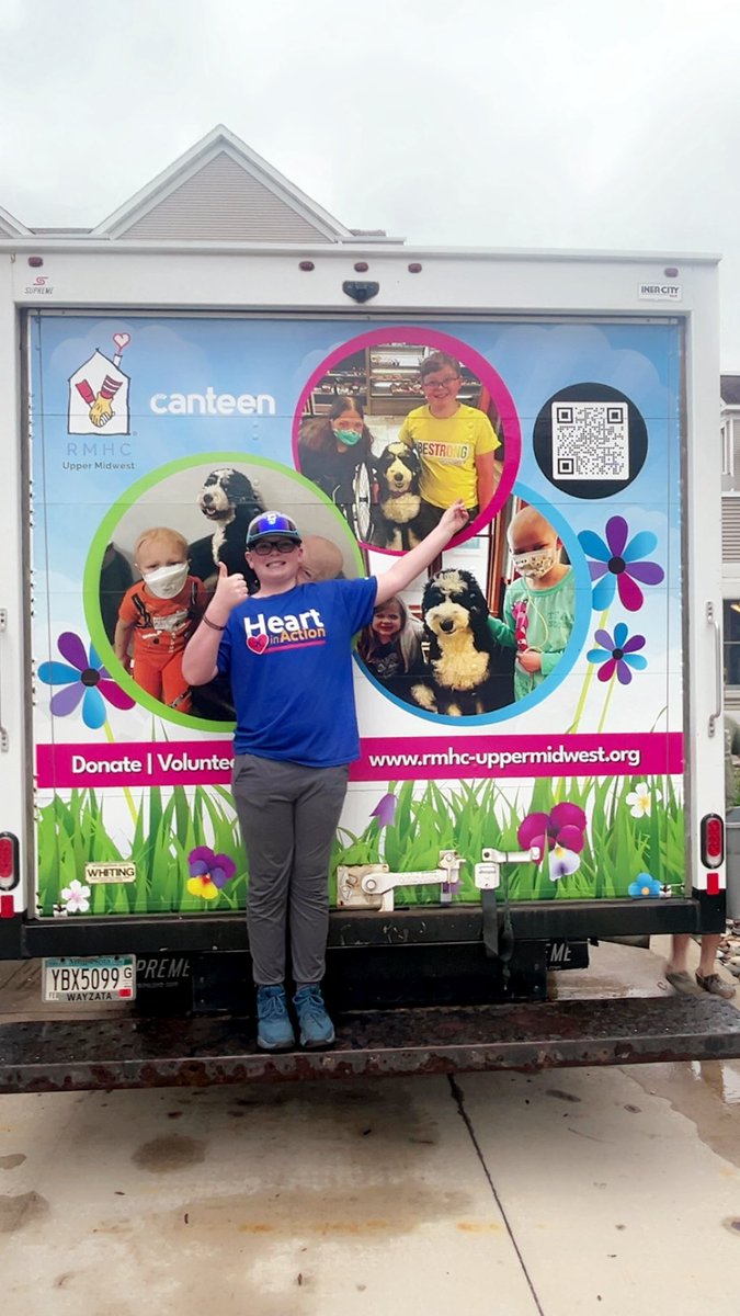 Jace’s Journey (@jacesjarsofhope) on Twitter photo Check out who’s on the new <a href="/RMHUpperMidwest/">Ronald McDonald House Charities, Upper Midwest</a> truck wrap!!! 🌟 #RMHrocks! Scan that QR to donate! 👀 Check out who’s on the new <a href="/RMHUpperMidwest/">Ronald McDonald House Charities, Upper Midwest</a> truck wrap!!! 🌟 #RMHrocks! Scan that QR to donate! 👀