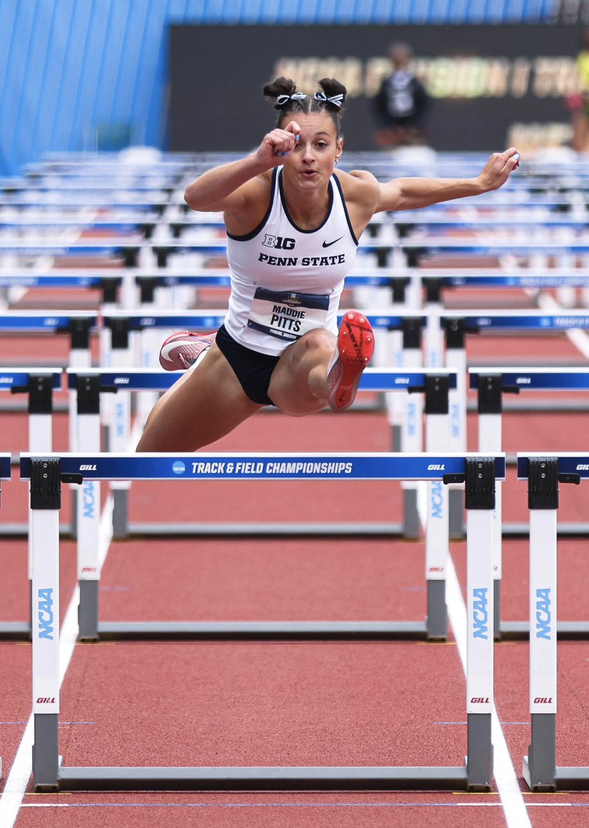 PennStateTFXC's tweet image. Hept 100-meter Hurdles

Maddie Pitts finished in 10th place at 13.74 in the first event of the heptathlon! 

#WeAre | #PSUTF | #ncaatfchampionships