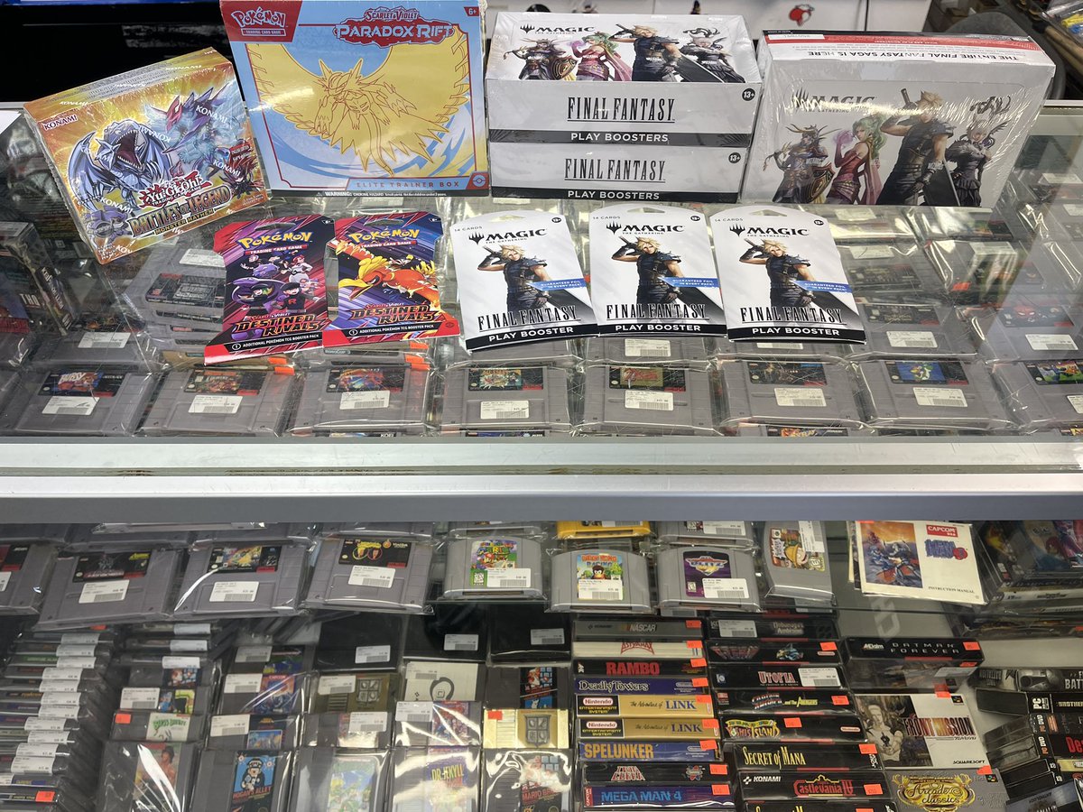 Now available. #magicthegathering #ffvii #tcg #pokemon #yugioh and more….