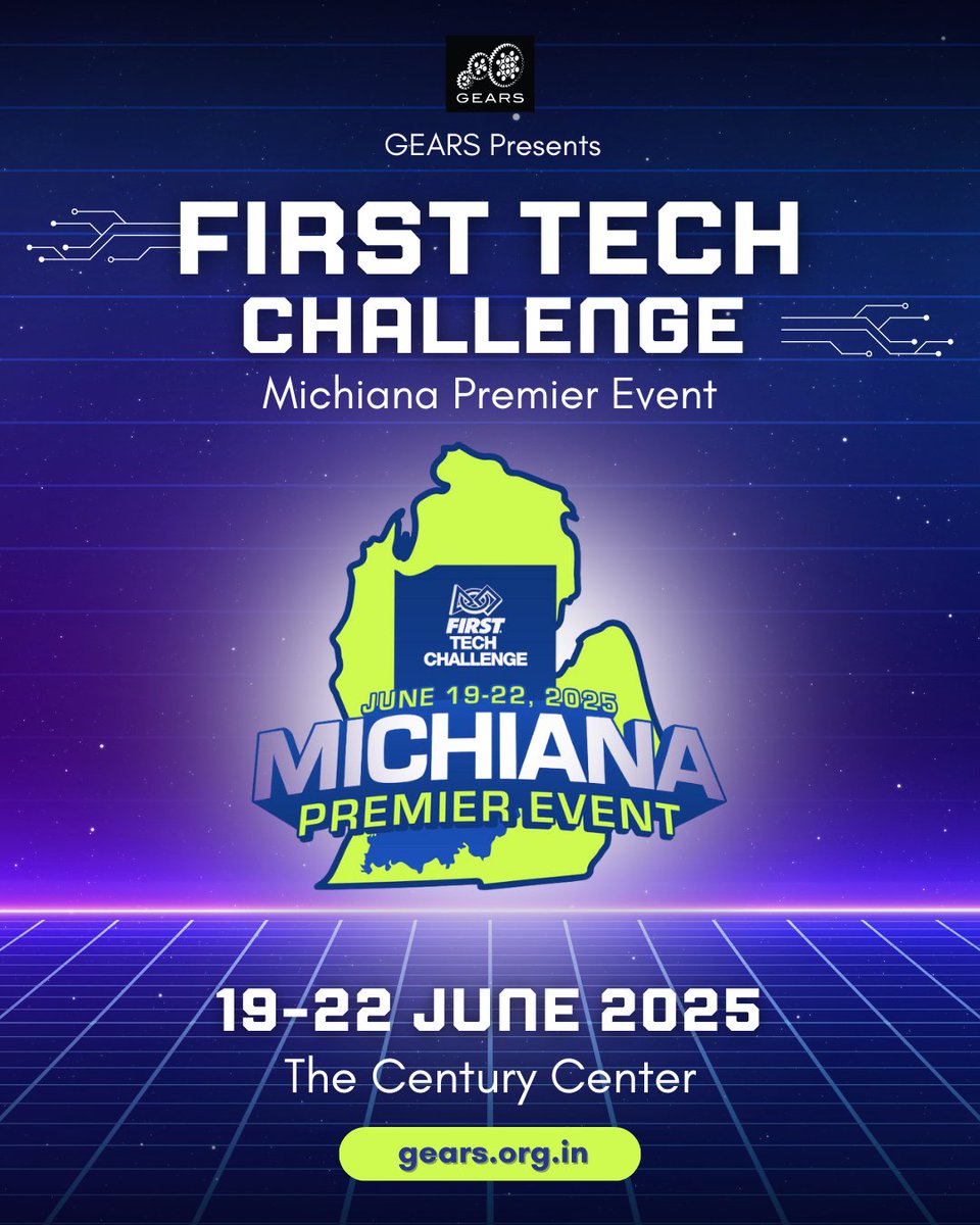 We are less than a week away from the FIRST Tech Challenge Michiana Premier Event!

June 19th-22nd, 96 teams from around the world will come to Century Center to compete in this season-finishing tournament. 

This event is open to the public and free to attend!