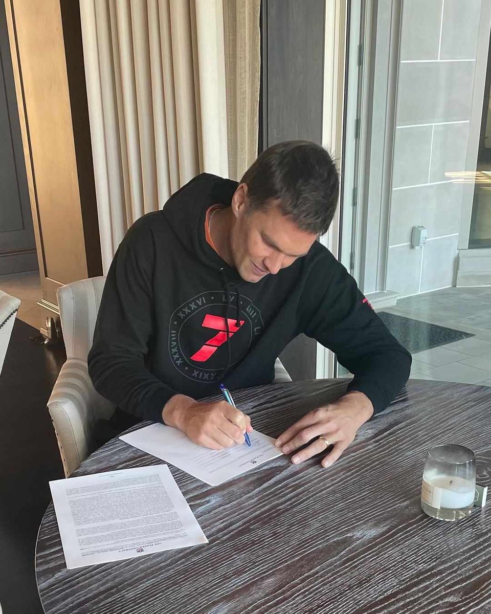 We just signed tom brady