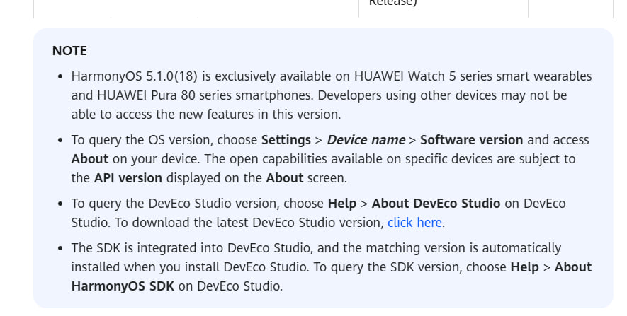 LivingInHarmony's tweet photo. Yeah, Huawei officially confirmed it via their developer website, case closed. Pura 80 series smartphones will have HarmonyOS 5.1 alongside HUAWEI Watch 5 out of the box. NOT EMUI 15, not EMUI 14.2.
Version Overview:
https://t.co/TBgKBy13qE
#Huawei #Pura80 #HarmonyOS5 #API18 https://t.co/NDEOMUrlRK