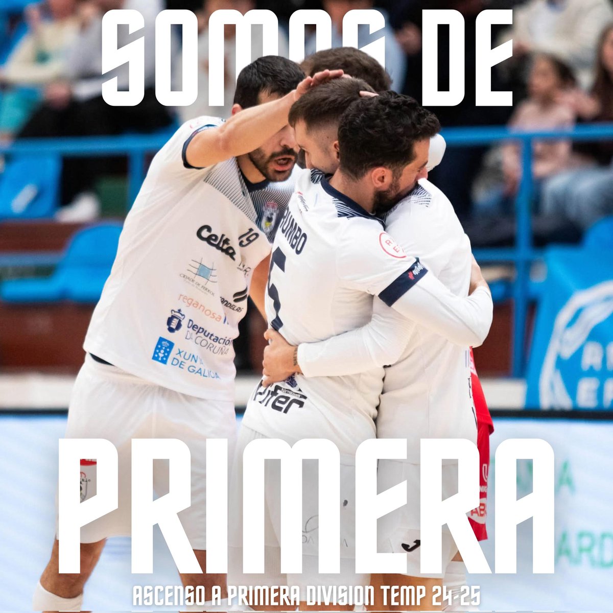 Teníamos la imagen del Final, pero mejor esta:

¡SOMOS DE PRIMERA!

Familia, hemos llegado a la meta

¡Esto es #Patodos 🦆✌️!