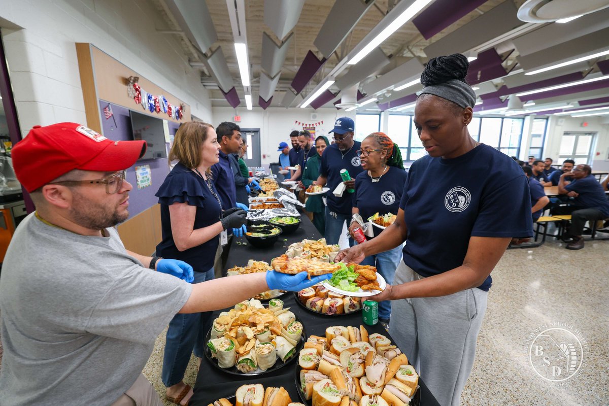 Today, we celebrated our incredible Facilities team, the men and women who keep BSD running smoothly every day! #Proud2bBSD #StrongSchoolsStrongCommunity