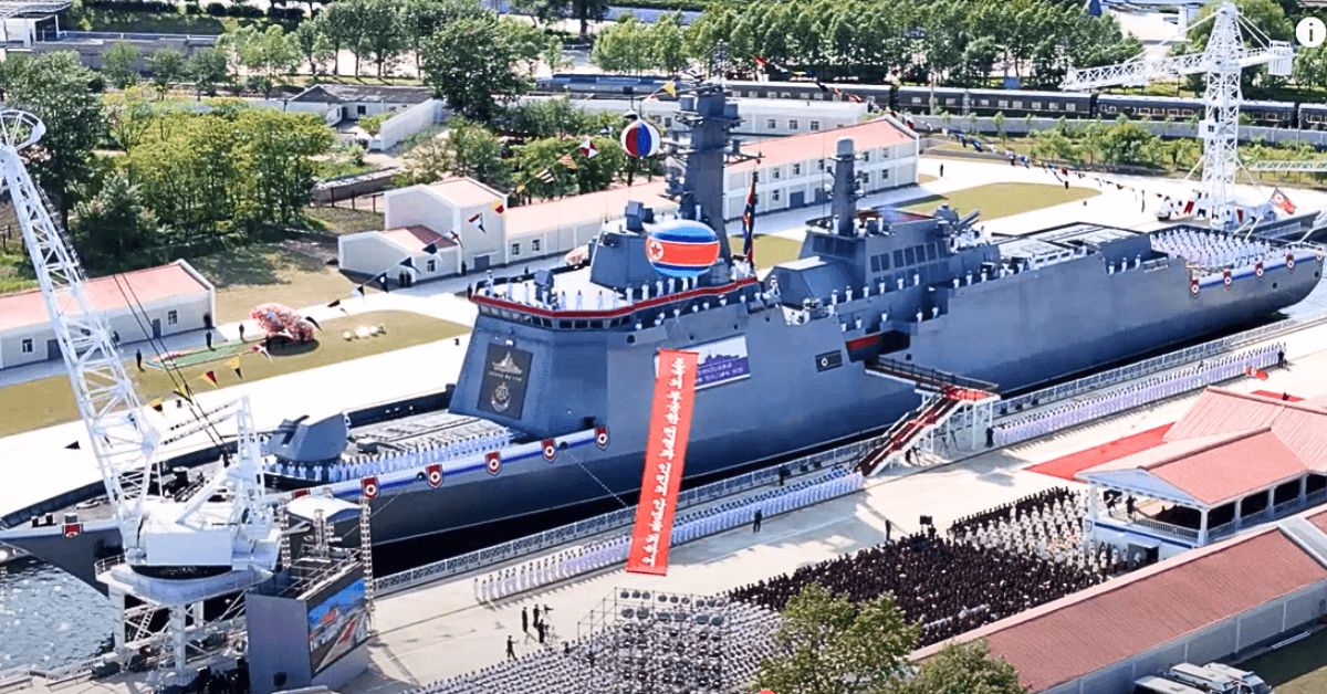 MarineInsight's tweet image. North Korea Repairs &amp;amp; Relaunches Destroyer For Second Time, Plans 2 More Warships 

Read the news here 👉marineinsight.com/shipping-news/… 

#NorthKorea #Destroyer #Warship #Frigate #Korea #Shipbuilding #Ship #Launch #Maritime #MarineInsight #Merchantnavy #Merchantmarine #MerchantnavyShips