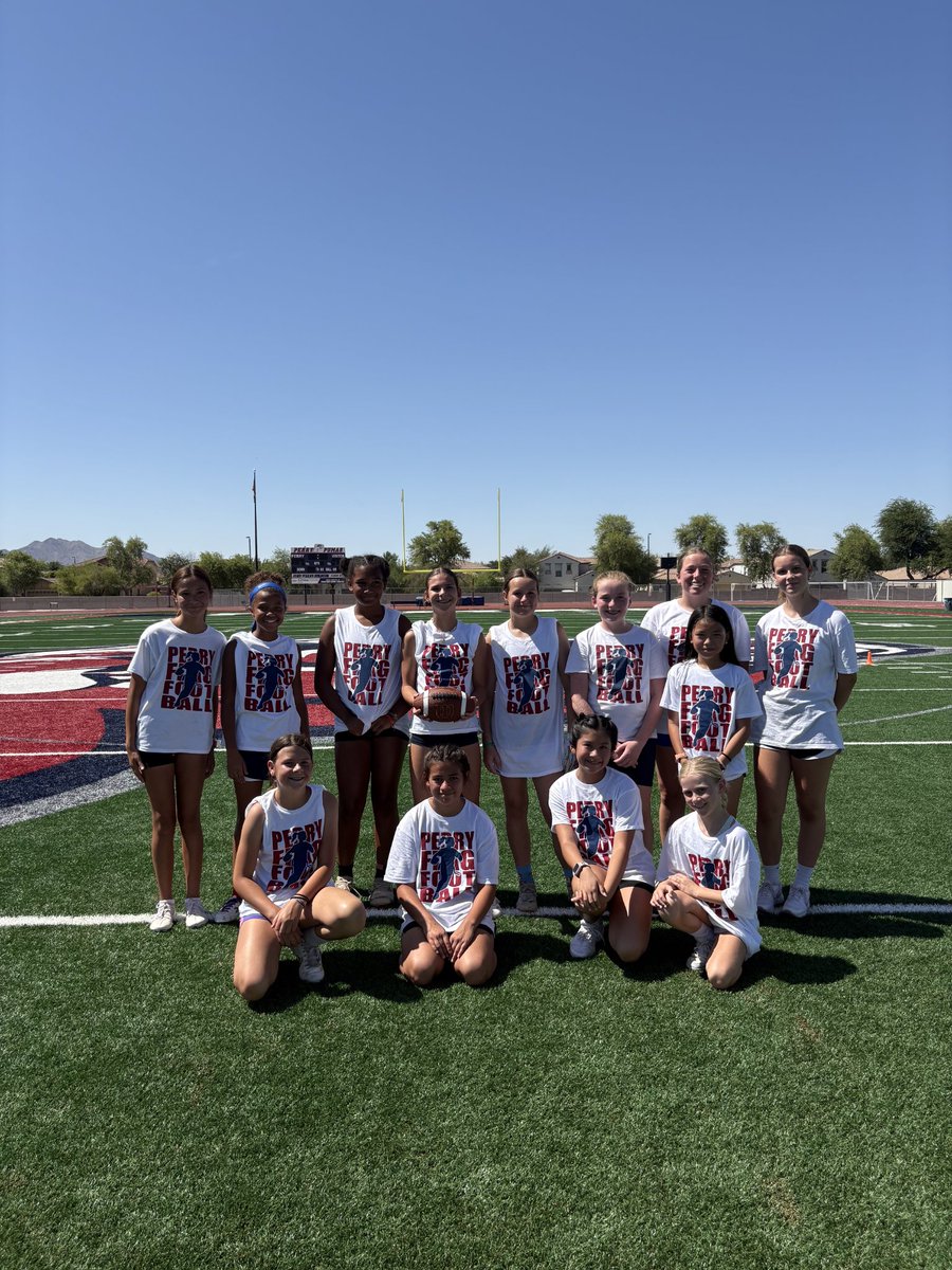 What a successful camp!!!!  Way to go ladies!!!!  You came, you saw, and you dominated!   So appreciative you came out to the first ever Perry Puma Flag Football Camp.  Can't wait for the season to start!