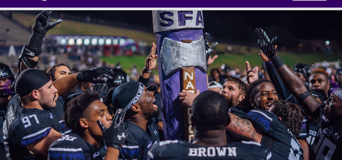 Ernest “Neto” Williams II (@6_island_) on Twitter photo I will be attending <a href="/SFA_Football/">Lumberjack Football</a> camp on June 29th.
<a href="/Barons_FB/">Saint Mary's Hall Football</a>
<a href="/SMH_Barons/">Saint Mary's Hall Barons</a>
<a href="/EddieSpencer13/">Eddie Spencer</a> I will be attending <a href="/SFA_Football/">Lumberjack Football</a> camp on June 29th.
<a href="/Barons_FB/">Saint Mary's Hall Football</a>
<a href="/SMH_Barons/">Saint Mary's Hall Barons</a>
<a href="/EddieSpencer13/">Eddie Spencer</a>