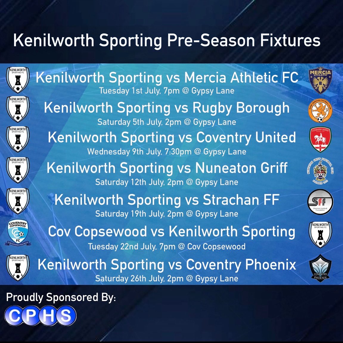 PRE-SEASON FIXTURES! 🔵⚪️

We’re back in action soon, with 7 pre-season games lined up as we prepare for the 2025/26 season in MFL3 ⚽️ 

🏟️ 6 games at home
🛣️ 1 on the road
📆 Starting Tuesday 1st July

Plenty of chances to get behind the lads and see the squad take shape ahead