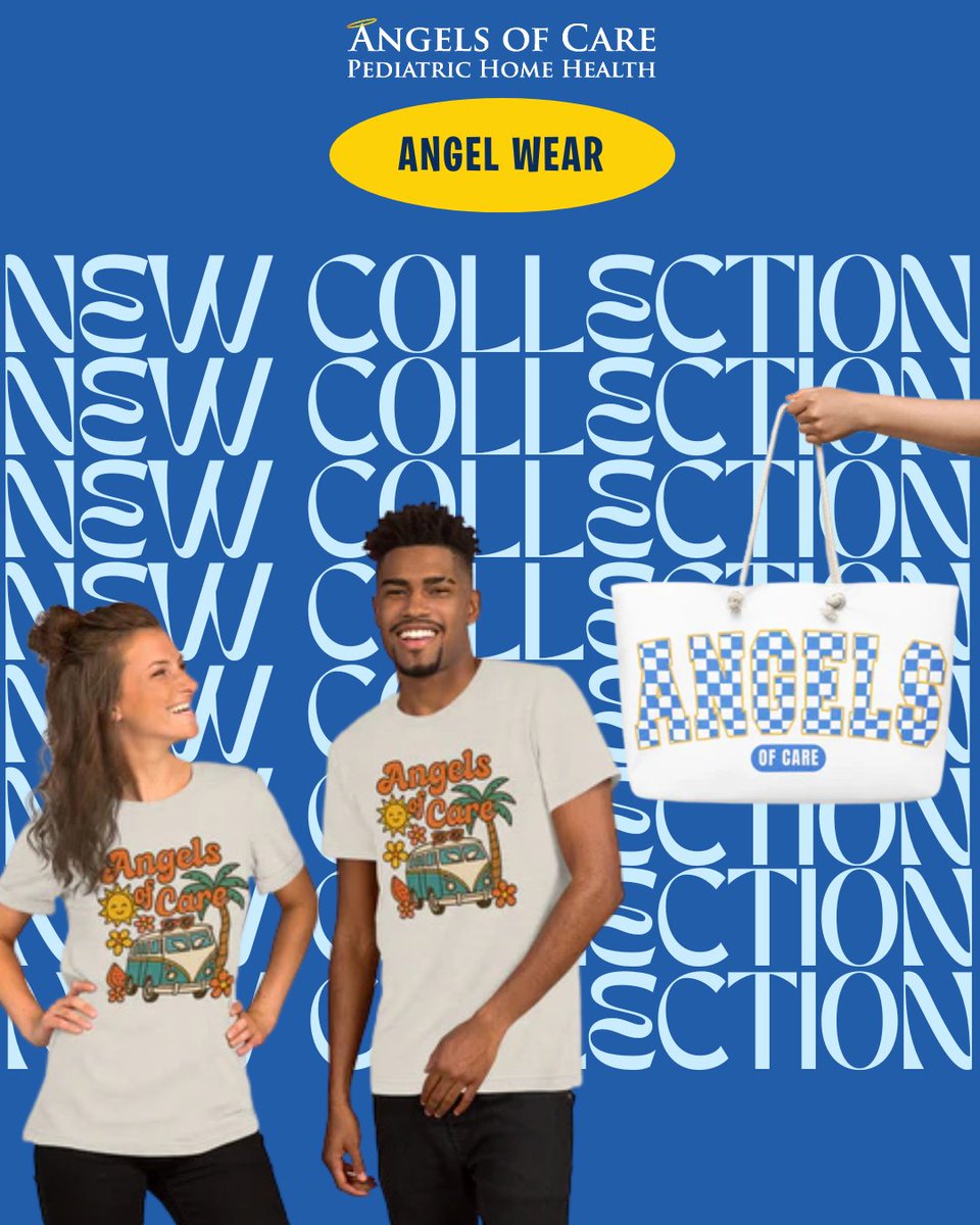 Our mission of advocacy drives everything we do at Angels of Care. That’s why 100% of Angel Wear profits are donated to organizations supporting children with complex medical needs. Shop our summer vibes collection now! #HALOS #AngelWear
shopangelsofcare.com/collections/su…