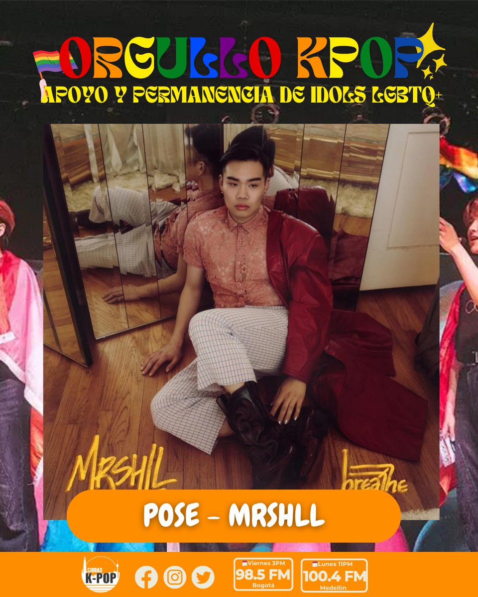 Nos unimos a la celebración del #MesdelOrgullo con un programa dedicado a la representación #LGBTQ+ en el #KPop 🌈

Hoy queremos destacar a esos artistas que rompen moldes, comparten su verdad y hacen parte de la comunidad con orgullo  🏳️‍🌈