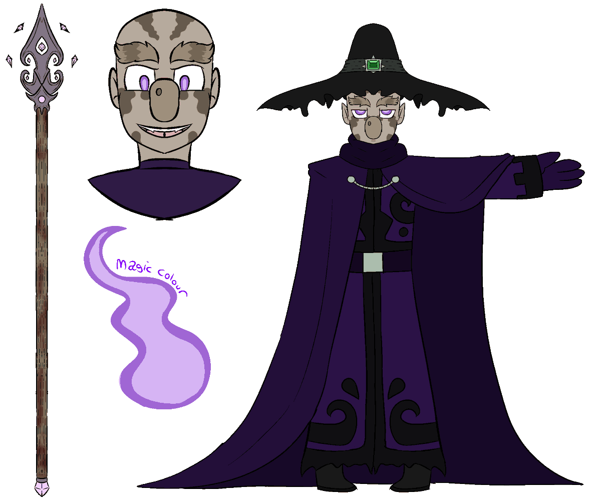 JustAZirconFan's tweet photo. Sirius new reference. Still hides his arms mostly, but wanted to make a ref with his staff. 

Expression works more at the point where he just loses himself. https://t.co/EcOcc2TSCW