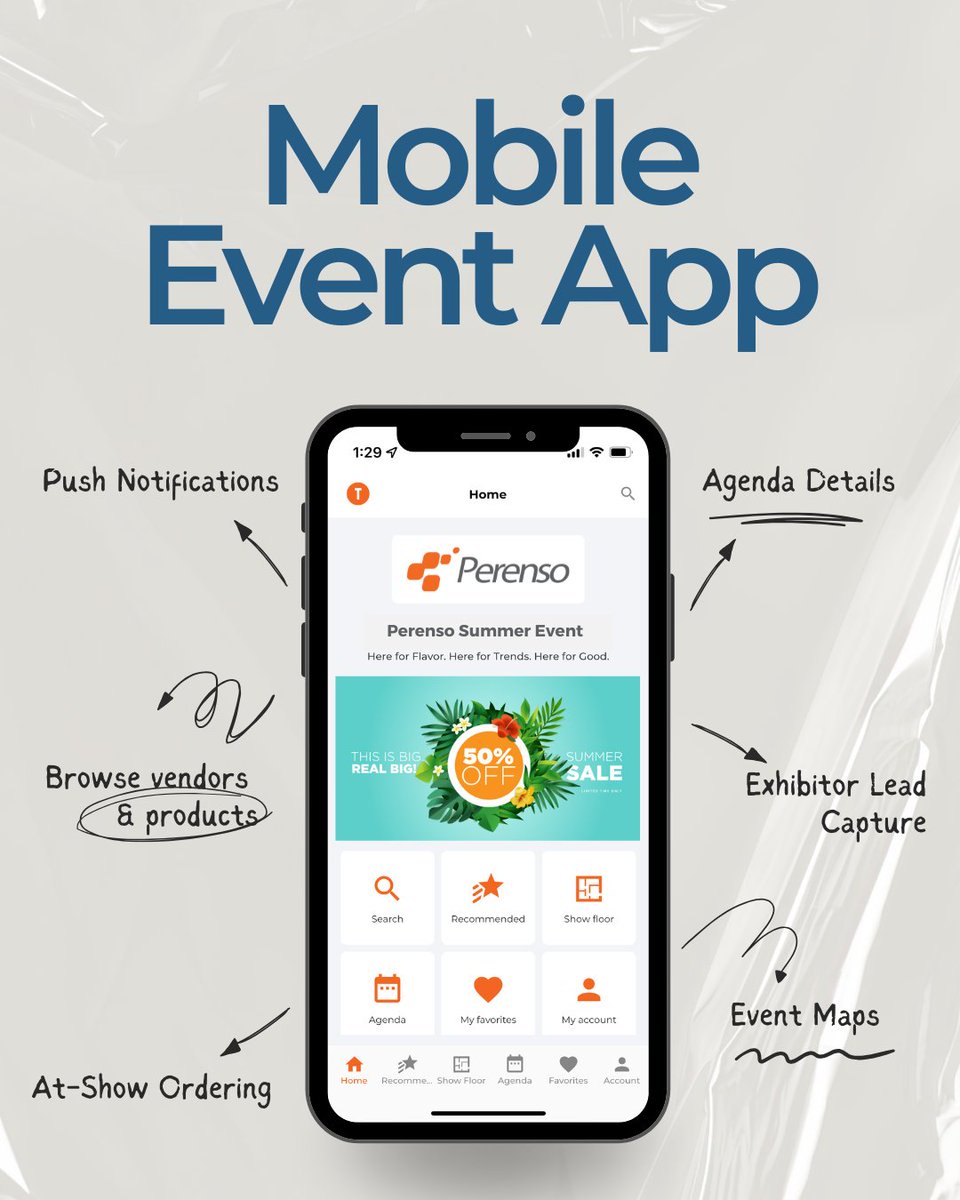 #FeatureFriday: Say goodbye to paper agendas and scattered spreadsheets. With the Perenso Mobile Event App, your trade show experience goes from chaotic to completely connected.
hubs.li/Q03rMmMq0

#EventTech #TradeShows #MobileEventApp #B2BSales #SalesEnablement #SellBetter