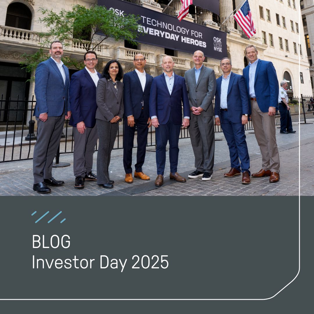 ICYMI: Recap of $OSK Investor Day featuring highlights, three-year financial targets and media coverage is live on the blog bit.ly/43Q4zTm #OneOSK #OSK #NYSE #finance #business #investing