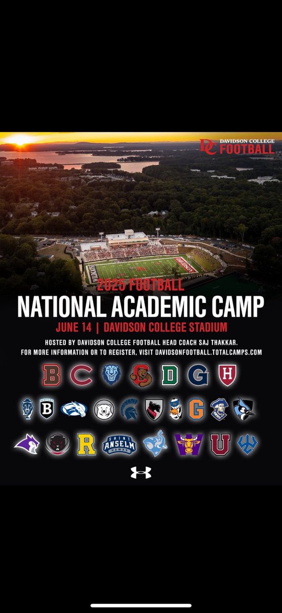 I’m excited to compete tomorrow with <a href="/DavidsonFB/">Davidson Football</a>! <a href="/CoachLukeJenks/">Luke Jenkins</a> <a href="/Coach_Wright7/">Tom Wright</a> <a href="/Coach_Thakkar/">Saj Thakkar</a> <a href="/JBSFootball/">JBSFootball</a> <a href="/Coach_M_Rodgers/">Marty Rodgers</a> <a href="/Coach_RMattison/">Ryan Mattison</a> <a href="/BrendanThompsn/">Brendan Thompson, PT, DPT</a> <a href="/AllenTrieu/">Allen Trieu</a> <a href="/SeanW_247Sports/">Sean Williams</a> <a href="/JPRockMO/">JP Rock</a> <a href="/PrepRedzoneMO/">Prep Redzone Missouri</a> <a href="/GSV_STL/">Gateway Sports Venue</a>