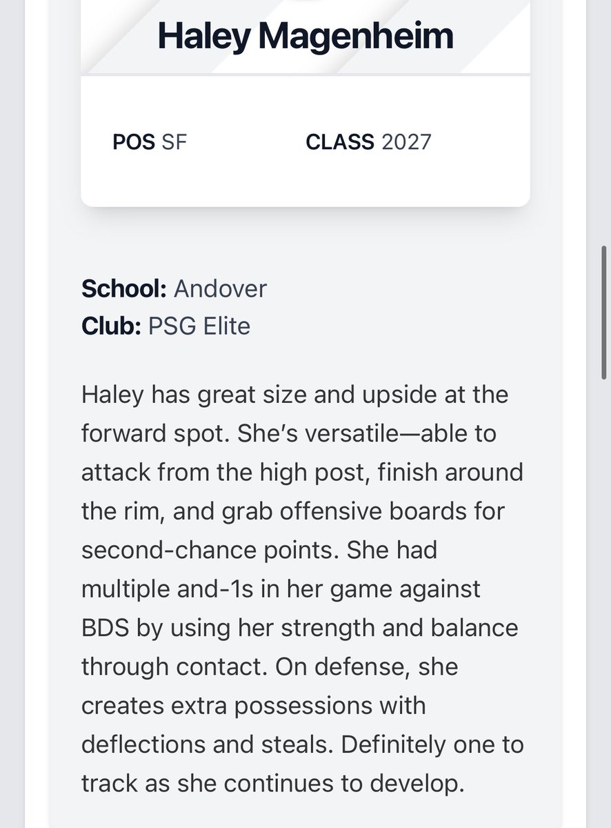 Thank you!! <a href="/PGHNewEngland/">Prep Girls Hoops New England</a> <a href="/psgelitebball/">PSG Elite Basketball</a>