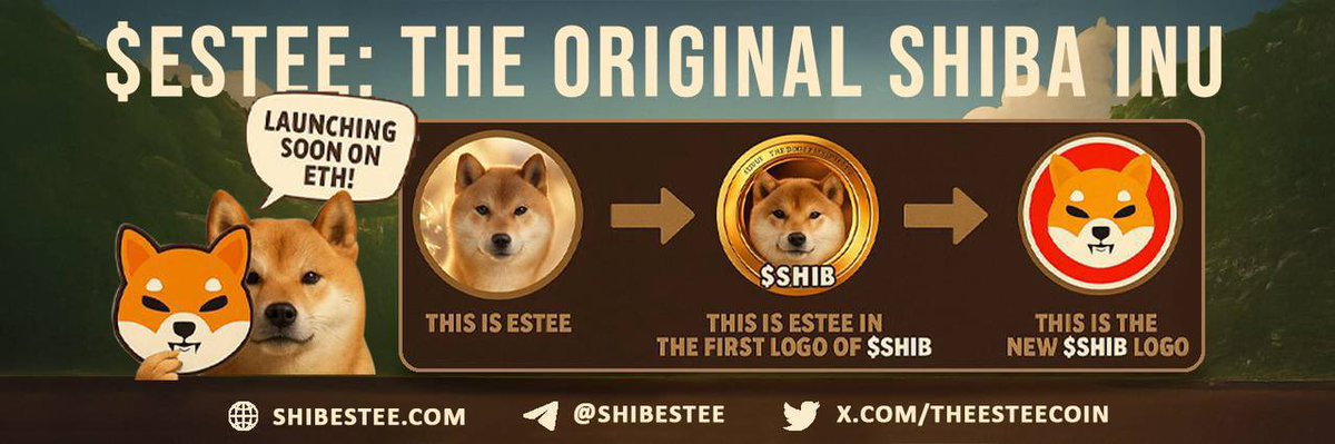 SHIB WOOF! (@shibinfo) on Twitter photo Estee is the name of the dog in the Shiba Inu logo.
$ESTEE, a new meme coin, is launching this Monday on Ethereum ($ETH), just like $SHIB.
🚨 Follow <a href="/TheEsteeCoin/">Commentary ShibEstee</a> for more updates !! Estee is the name of the dog in the Shiba Inu logo.
$ESTEE, a new meme coin, is launching this Monday on Ethereum ($ETH), just like $SHIB.
🚨 Follow <a href="/TheEsteeCoin/">Commentary ShibEstee</a> for more updates !!