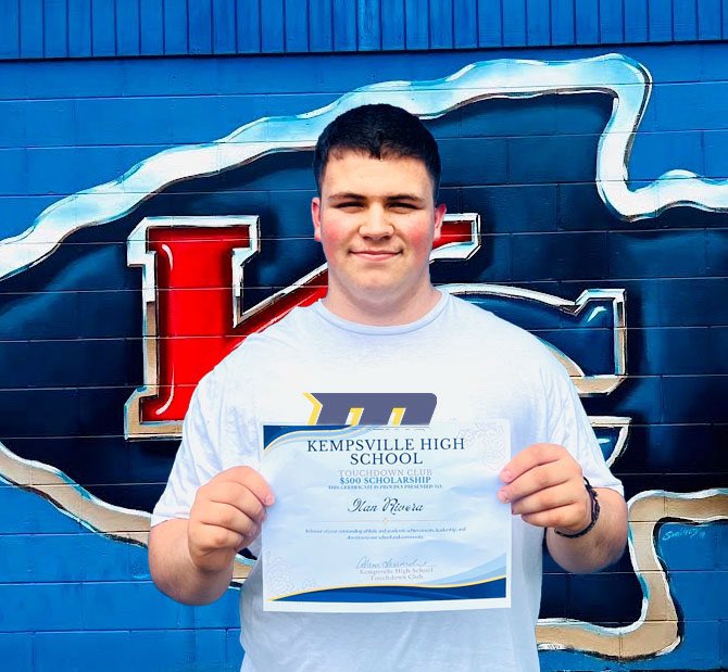 Honored to receive the Kempsville Chiefs Football Scholarship, awarded for athletic performance, team impact, and leadership. Grateful for Coach Amos’s recommendation and everything Kempsville has given me. I graduate tomorrow, ready to bring the same energy and drive to