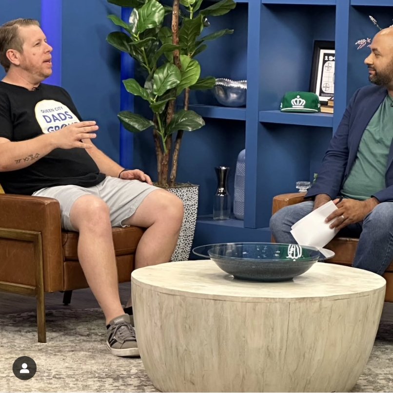 Did you catch group Organizer Justin Knapik on <a href="/qclife/">Kady D.</a> this afternoon? He chatted about the group, and our upcoming @fatherseve celebration!