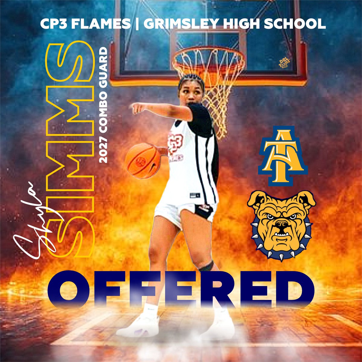 Blessed to receive my first offer from North Carolina A&amp;T State University🙌🏼