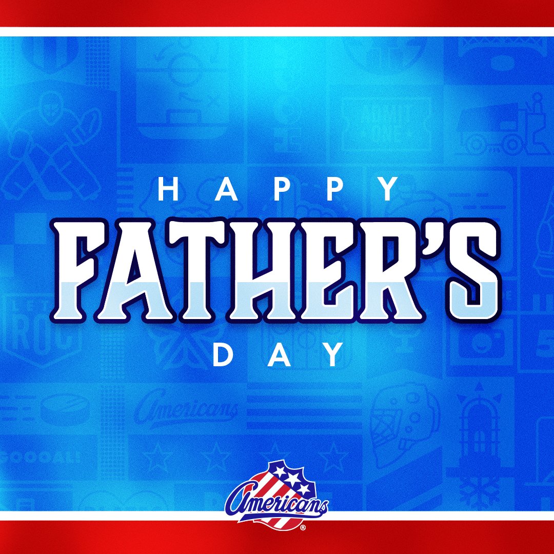 AmerksHockey's tweet image. To all the Amerks dads, Happy Father&apos;s Day! 🩵
