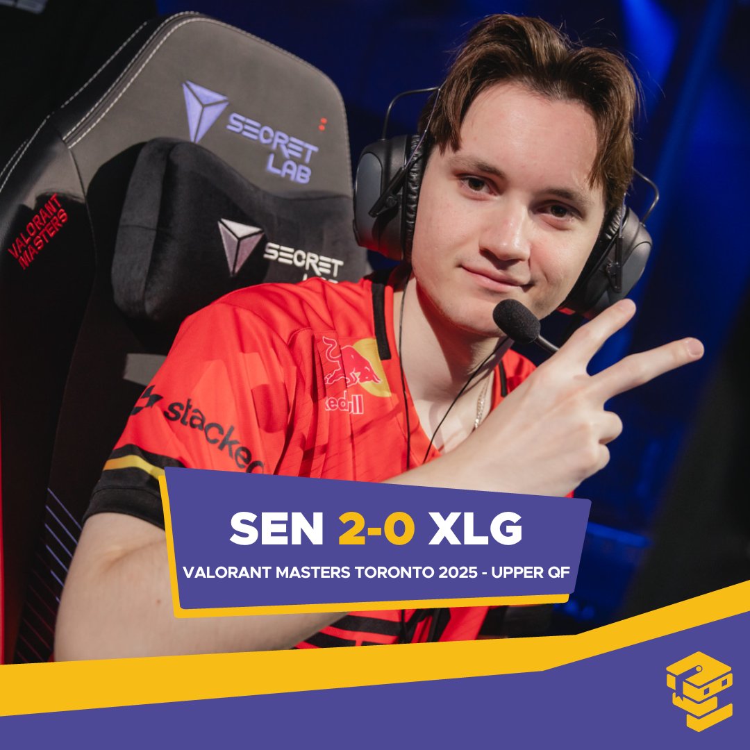 Sentinels gana su partido sin inconvenientes por 2-0 contra el equino chino rookie!

- Xi Lai Gaming cae al Lower Bracket donde se enfrentará a G2 en un partido eliminatorio.

- El subcampeón de Américas avanza de ronda siendo Paper Rex su próximo rival.

#VALORANTMasters
