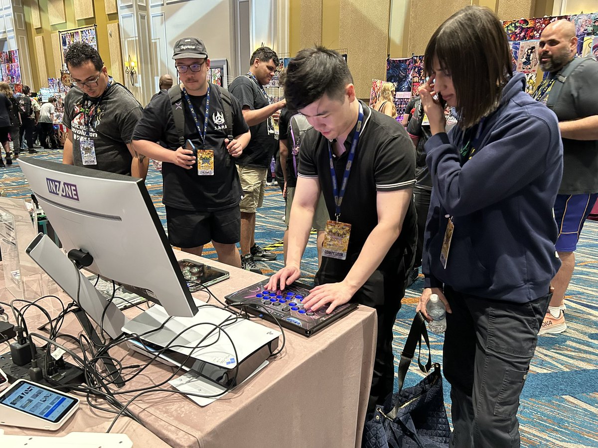 Attasa's tweet photo. Test play are available for
ASI #VM6R S30 w/ #GoldenLever Hybrid Setup
ASI #LVL ABC
Qanba #SAPPHIRE
Paradise Arcade #MPress
At Attasa booth #CEO2025 https://t.co/EsB9PSQ0FL