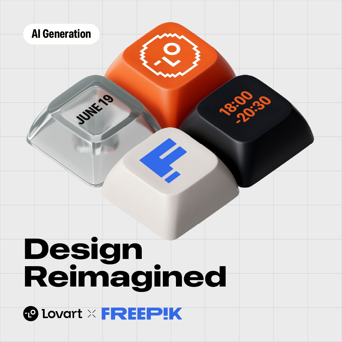 Lovart's first community event is here! 🎉 On June 19, we're teaming up with <a href="/freepik/">Freepik</a> in San Francisco for a dynamic evening at the intersection of design and AI. Join fellow designers, content creators, and creative technologists to explore how AI is reshaping the way we create,