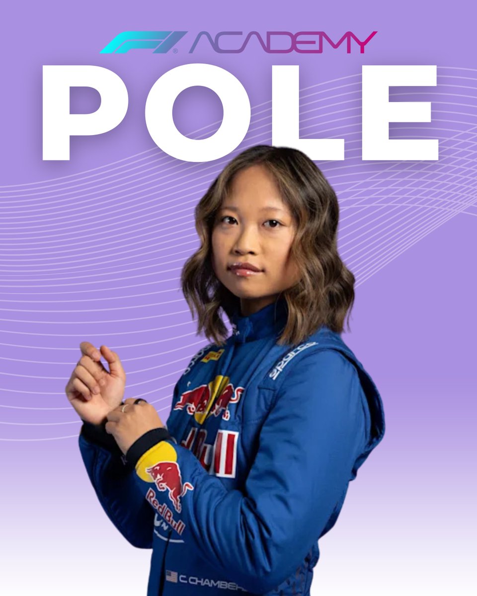 Females in Motorsport (@femalesinmsport) on Twitter photo Chloe Chambers takes her third <a href="/f1academy/">F1 Academy</a> pole in a row! 🔥
Alisha Palmowski will join her on the front row for Race 3 in Montreal
Chloe Chong will start Race 2 on reverse grid pole 🙌
#F1Academy #WomenInMotorsport Chloe Chambers takes her third <a href="/f1academy/">F1 Academy</a> pole in a row! 🔥
Alisha Palmowski will join her on the front row for Race 3 in Montreal
Chloe Chong will start Race 2 on reverse grid pole 🙌
#F1Academy #WomenInMotorsport