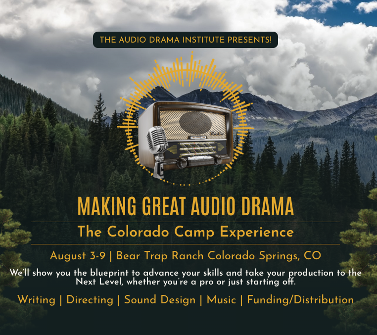 ATCcast's tweet photo. You're a fan of great audio drama since you're following ATC, but are you interested in making great audio drama yourself? What if there was a way you could learn how to make audio drama from the people who make the best productions? Good news, there is! https://t.co/Cw7VkA0ncO https://t.co/P1jbW1rtyn