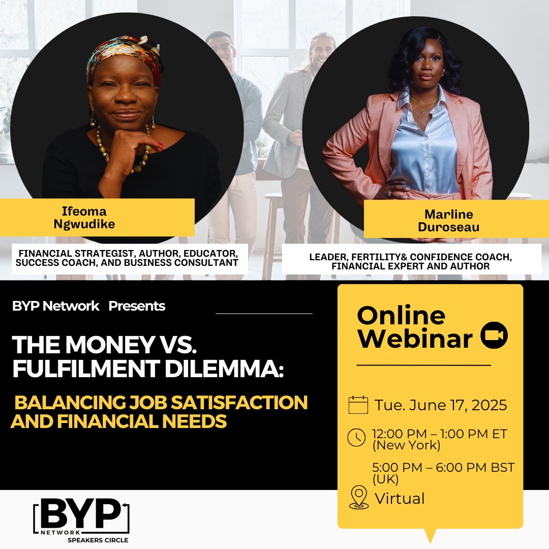 mcdbe_'s tweet image. ✨ I’m speaking at the #BYPSpeakerCircle! Join me for a convo on money, fulfillment &amp;amp; redefining success.
📅 June 17 | 🕛 12 PM ET / 5 PM BST
📍 Live on Zoom
🔗 Register: eventbrite.co.uk/e/the-money-vs…
#BYPNetwork #SuccessRedefined