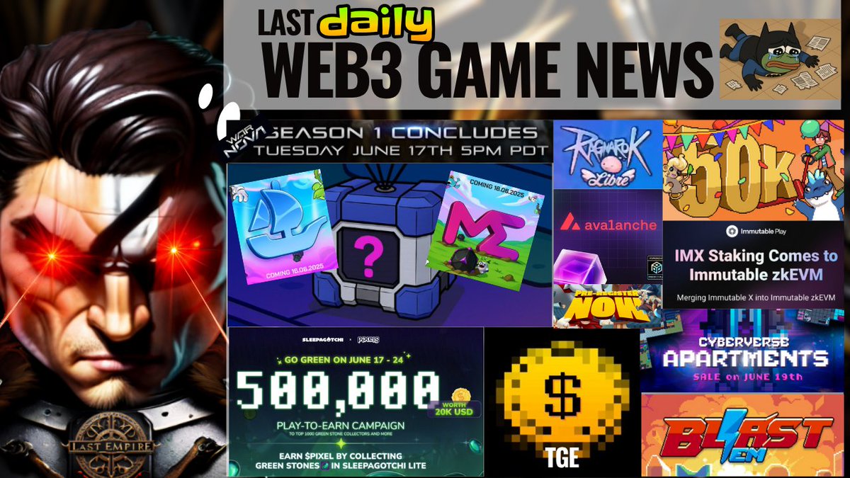 LAST WEB3 GAME NEWS  🎮 TR/EN 

(Click here if you want to read the English version) 

Web3 oyun sektörü öldü mü? Güncel gelişmeleri, etkinlikleri ve haberleri merak ediyorsan...  

Web3 oyun dünyasındaki önemli haberleri ve gelişmeleri bülten formatında paylaşmaya devam