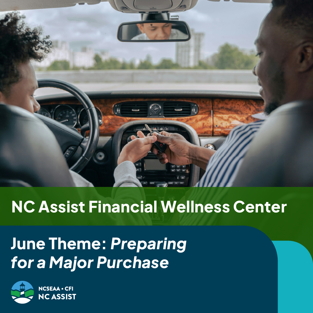 Log in to the NC Assist Financial Wellness Center to access free information on preparing for your next major purchase. bit.ly/4hxCS7F

#NCAssist #PayforCollege #FinancialWellness