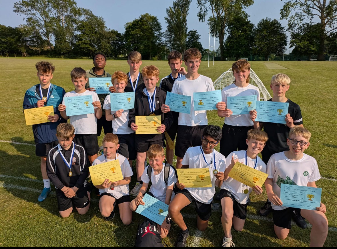 great night of Athletics this week ⁦<a href="/TMWSPE/">TMWS PE</a>⁩ .  Thanks to Market Weighton school for a great evening of sport and well done to all who took part 🎽