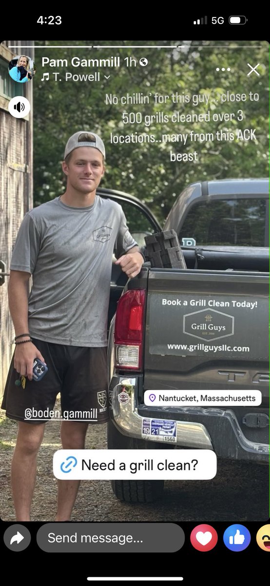 6th season for grillguysllc.com.  Bs and their grill cleaners grinding away and getting it done!.#nantucket #fairfield county #westchestercounty.