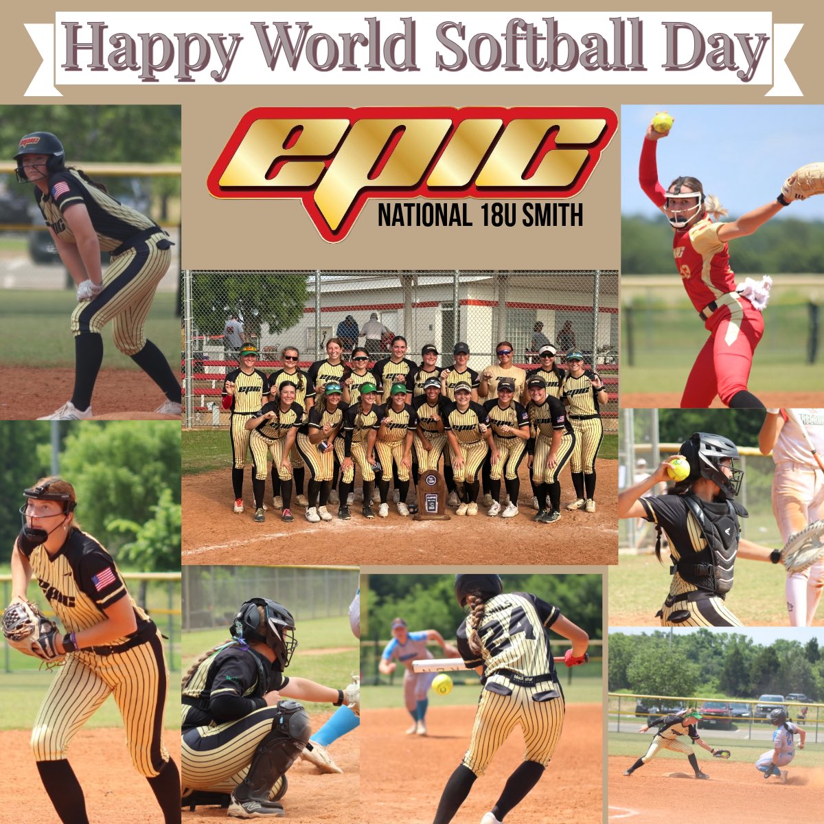 ♥️Happy World Softball Day♥️

#BeEpic #EpicAthletics #Des