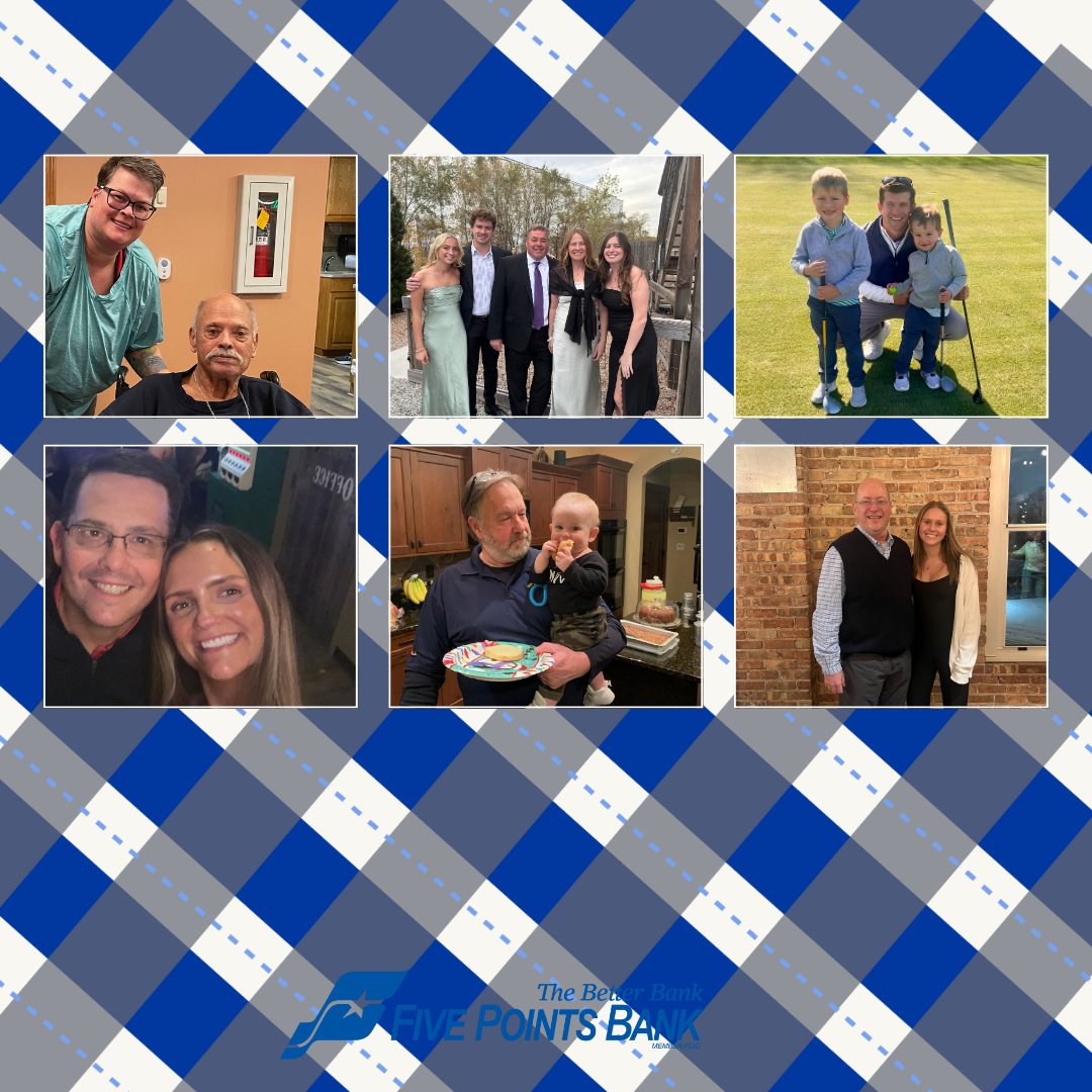 Happy Father’s Day! 👔💙

Today we’re celebrating the incredible dads who are part of our Five Points Bank family—and the fathers who’ve helped shape who we are. Thank you to all the dads out there for everything you do!