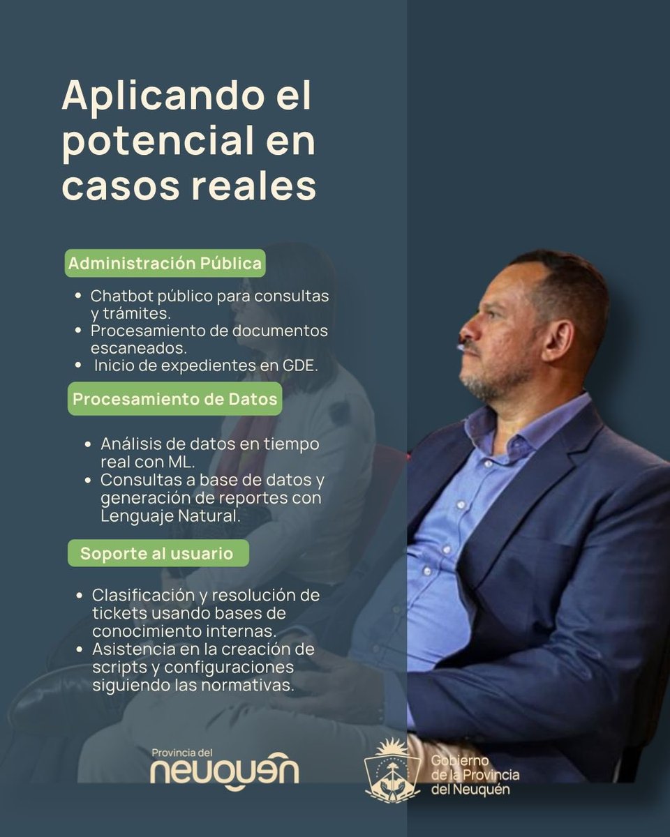 OPTIC Neuquén (@optic_nqn) on Twitter photo Presentamos una arquitectura con Agentes de IA en la jornada del <a href="/MinSaludNqn/">Ministerio de Salud</a> sobre avances en IA para la gestión en salud.
Hablamos de LLM, memoria y herramientas aplicadas a casos reales de atención y servicios públicos. Presentamos una arquitectura con Agentes de IA en la jornada del <a href="/MinSaludNqn/">Ministerio de Salud</a> sobre avances en IA para la gestión en salud.
Hablamos de LLM, memoria y herramientas aplicadas a casos reales de atención y servicios públicos.