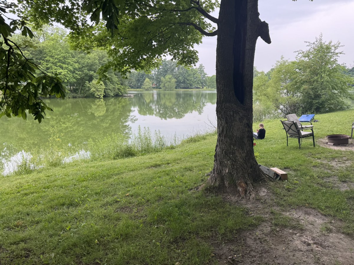 Rainy Father’s Day camping weekend. Damn skeeters