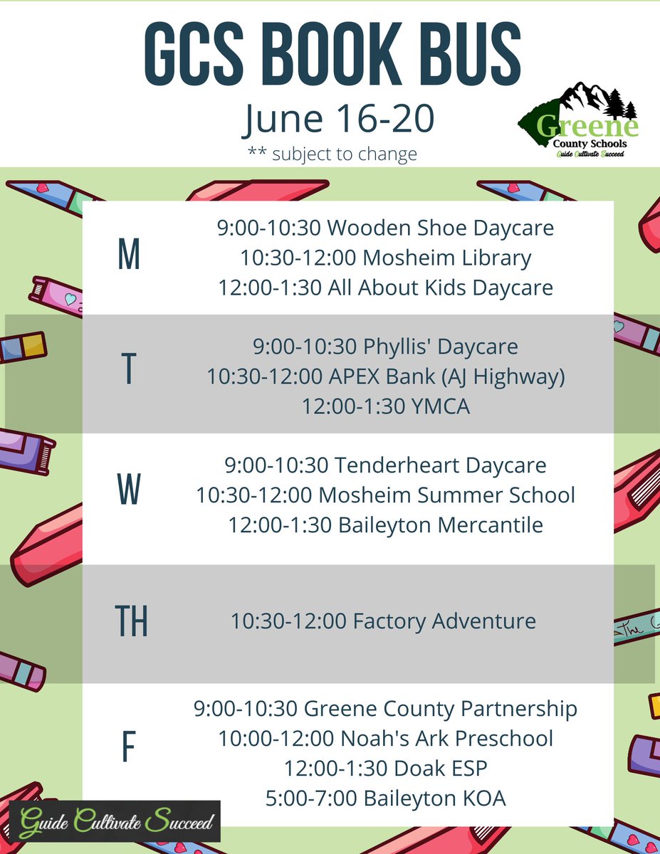 🌟✨ Hop on the Magic Book Bus! 🚍📖 Next week's schedule is packed with exciting stops! What story are you looking forward to? 
#MagicBookBus #ReadingJourney #AdventureAwaits